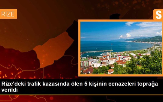 Rize'de Hafif Ticari Araç Dereye Düştü: 5 Kişi Hayatını Kaybetti
