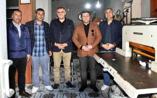 Muş Bulanık Kaymakamı ve Belediye Başkan Vekili Oğuzhan Ocak, gazetecileri ziyaret etti