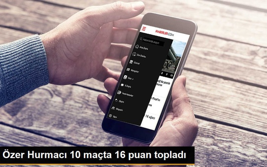 Özer Hurmacı 10 maçta 16 puan topladı