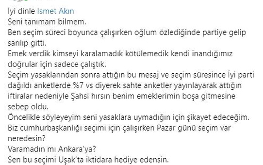 Uşak'ta Millet İttifakı'nda derin çatlak