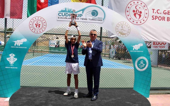 Şırnak'ta düzenlenen 2. Uluslararası Cudi Cup Tenis Turnuvası sona erdi