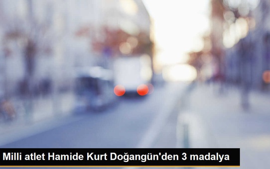 Milli atlet Hamide Kurt Doğangün'den 3 madalya