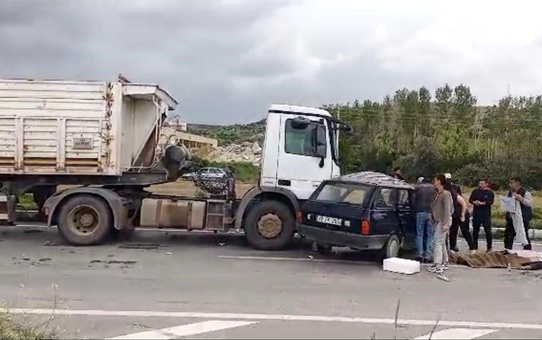 Isparta'da tır ile otomobil çarpıştı: 1 ölü