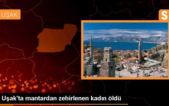 Uşak'ta Mantardan Zehirlenen Kadın Hayatını Kaybetti