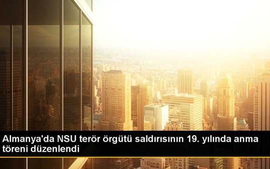 Almanya'da NSU terör örgütünün bombalı saldırısının yıl dönümünde anma töreni düzenlendi