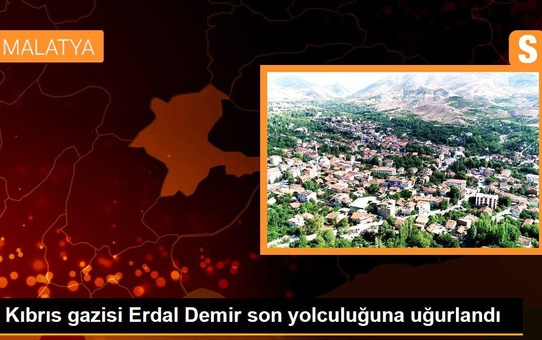 Kıbrıs gazisi Erdal Demir son yolculuğuna uğurlandı