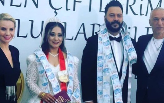 Caner Toygar evlendi! Esra Erol'un eşi takısıyla törene damga vurdu