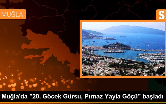 Muğla'da Yörüklerin Göç Yürüyüşü Turistlerin İlgi Odağı Oldu