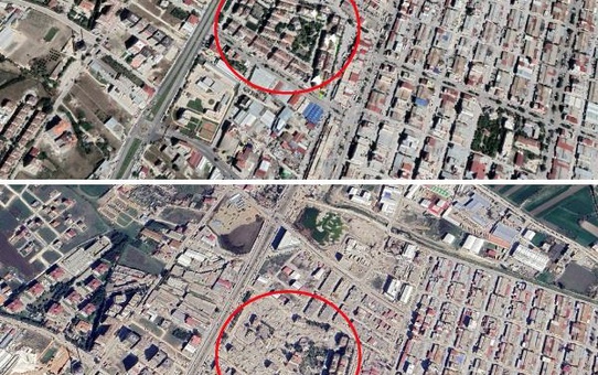 ASRIN Felaketi Sonrası Kahramanmaraş, Hatay ve Adıyaman'da Hasarın Boyutu Uydu Fotoğraflarında Görüntülendi