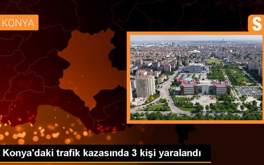 Konya Akşehir'de Alt Geçitte Meydana Gelen Kazada 3 Kişi Yaralandı