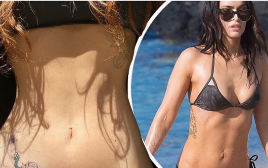Megan Fox, eski kocası için yaptırdığı dövmeyi başak bir dövme ile kapattı