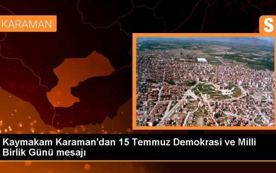 Fethiye Kaymakamı 15 Temmuz Demokrasi Zaferi ve Milli Birlik Günü için mesaj yayımladı