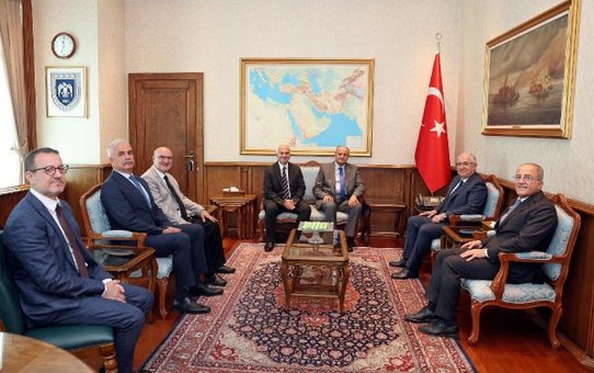 Milli Savunma Bakanı Yaşar Güler, TUSAŞ heyetini kabul etti