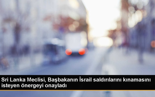 Sri Lanka Meclisi, İsrail'in Filistin'e saldırılarını kınadı
