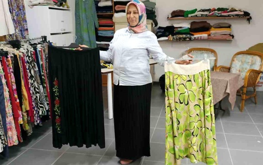 Düzce'de Çocuklarının Çeyizlerini Hazırlayan Kadın Terzi