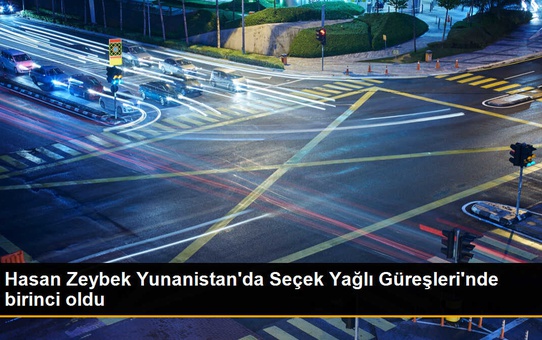 Hasan Zeybek Yunanistan'da Seçek Yağlı Güreşleri'nde birinci oldu