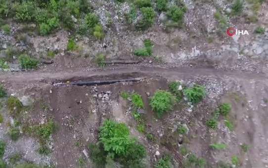 İskenderun'da depremde zarar gören içme suyu hattı onarıldı
