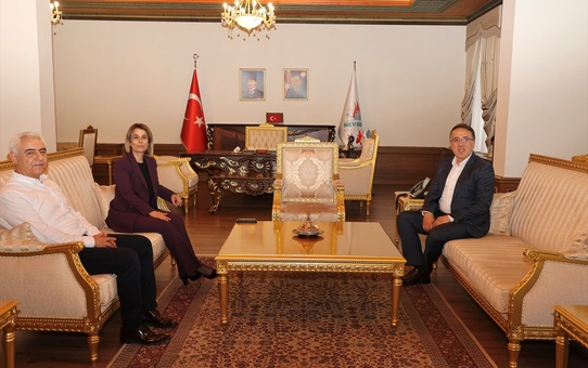 Nevşehir Valisi İnci Sezer Becel, veda ziyaretlerinde bulundu