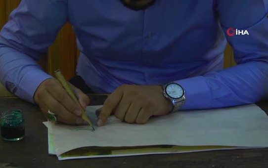 Şanlıurfalı genç hattat, Osmanlı hat sanatını yaşatıyor