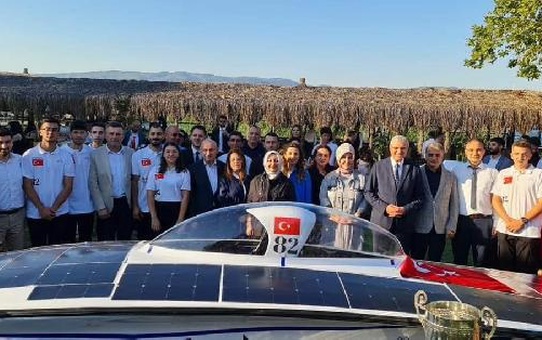 SAITEM tarafından geliştirilen güneş enerjili araç tanıtıldı