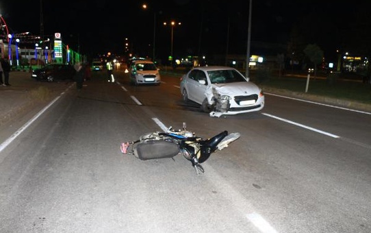 Tokat'ta Kavşakta Meydana Gelen Kazada Motosiklet Sürücüsü Hayatını Kaybetti
