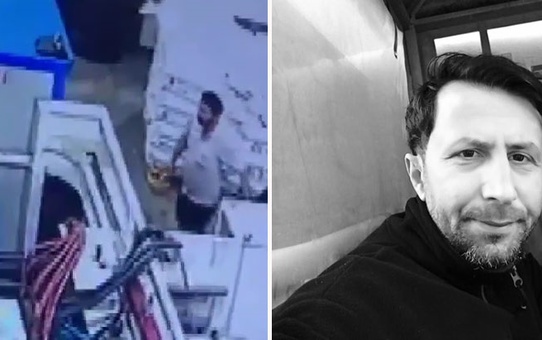 Pres makinesine sıkışan işçi hayatını kaybetti! O anlar kamerada