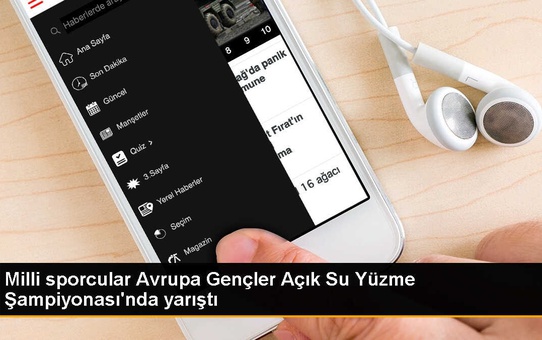 Milli sporcular Avrupa Gençler Açık Su Yüzme Şampiyonası'nda mücadele etti