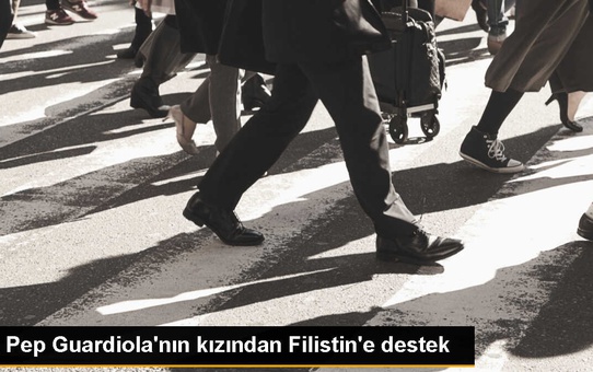Pep Guardiola'nın kızı Maria, Filistin halkına destek mesajı yayınladı