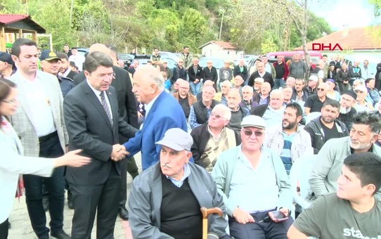 BAKAN TUNÇ, MAKARACI KÖYÜNDEKİ MEVLİD PROGRAMINA KATILDI
