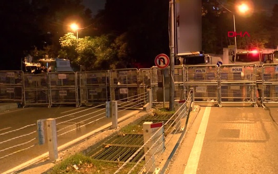 HÜDA PAR, ABD'nin İstanbul Başkonsolosluğu önünde İsrail'i ve ABD'yi protesto etti