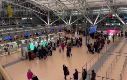 Hamburg Havaalanı'ndaki Rehine Krizi Sonrası Uçuşlar Normale Döndü