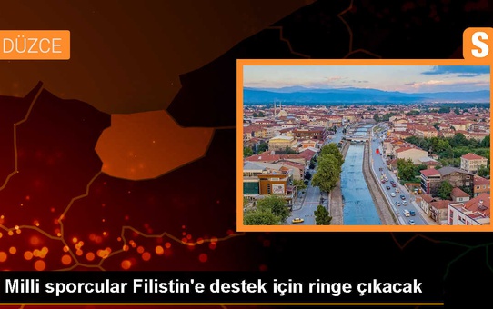 Düzce'de Filistin'e Destek Etkinliği: Milli Kickboks Dövüşçüleri Ringe Çıkacak