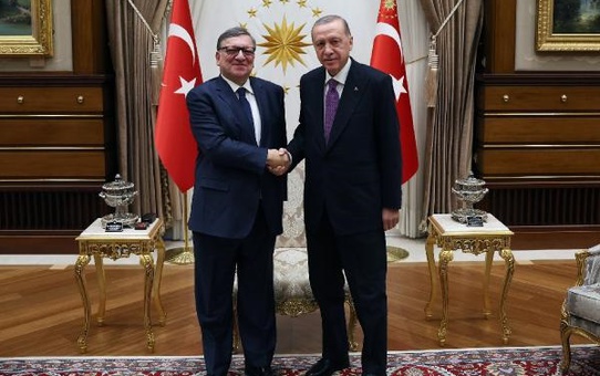 Erdoğan, eski AB Komisyonu Başkanı Barroso'yu kabul etti