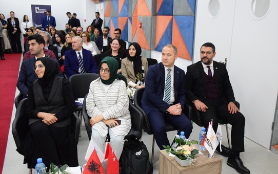 Arnavutluk'ta Türkiye Maarif Vakfı'na bağlı üniversitenin yeni kampüsü açıldı