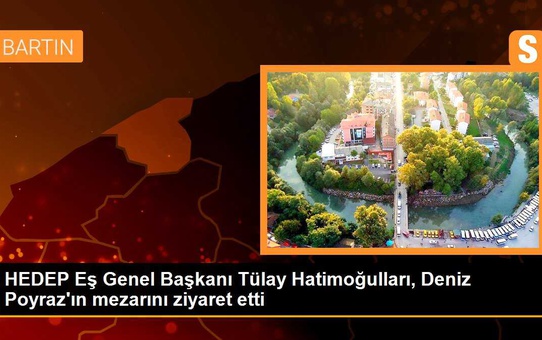 HEDEP Eş Genel Başkanı Tülay Hatimoğulları, Deniz Poyraz'ın mezarını ziyaret etti