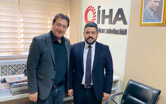Ardahanlı ve Uslu'dan İHA'ya ziyaret
