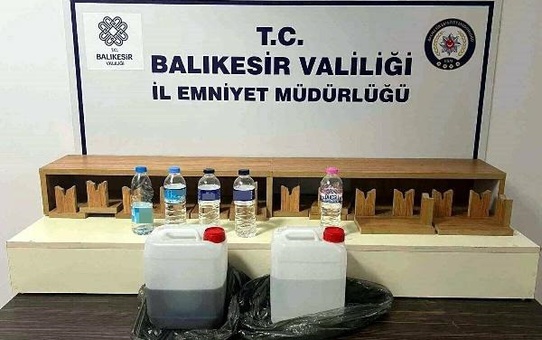 Edremit'te sahte içki zehirlenmesi: 5 gözaltı