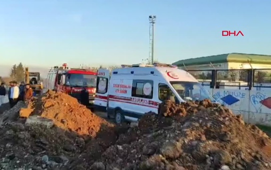 Şanlıurfa'da alt yapı çalışmasında göçük altında kalan işçi kurtarıldı