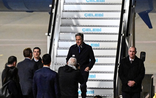 ABD Dışişleri Bakanı Antony Blinken'a İstanbul'da soğuk karşılama
