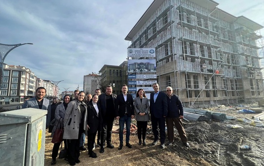 Havsa ilçesinde yeni Hükümet Konağı inşaatı devam ediyor