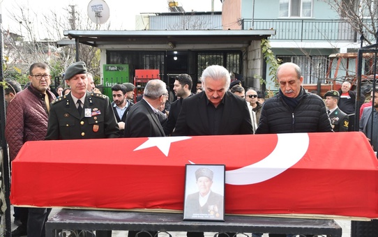 Kore gazisi Hasan Hüseyin Aydın'ın cenazesi toprağa verildi