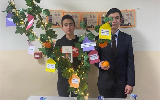 Mudurnu İmam Hatip Lisesi Öğrencileri Okudukları Eserleri Paylaştı