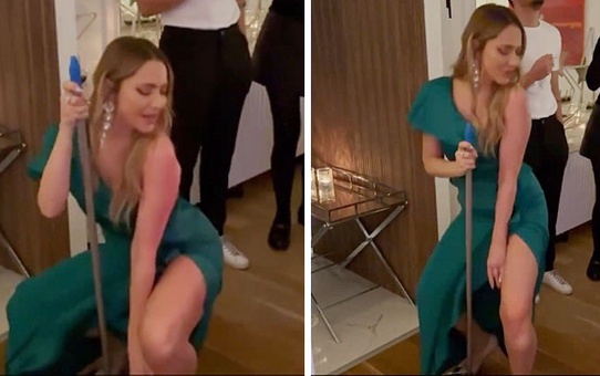Hadise, arkadaşlarıyla yaptığı parti ve dansıyla gündemde