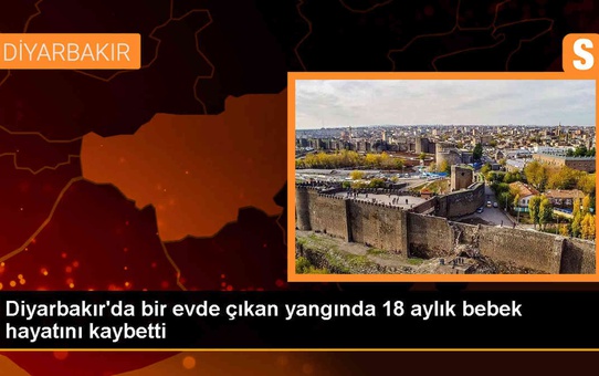 Diyarbakır'da çıkan yangında 18 aylık bebek hayatını kaybetti