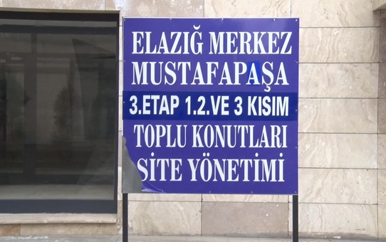 Elazığ Depreminden Sonra Yapımı Tamamlanan TOKİ Konutlarındaki Yüksek Aidatlara Vatandaşlar Tepki Gösterdi