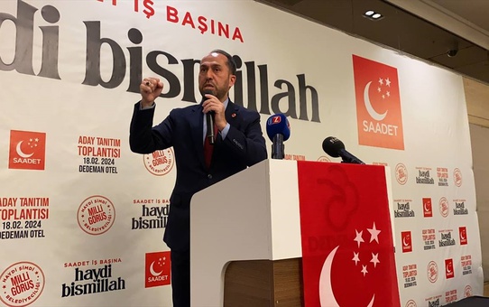 Saadet Partisi Zonguldak'ta Belediye Başkan Adaylarını Tanıttı