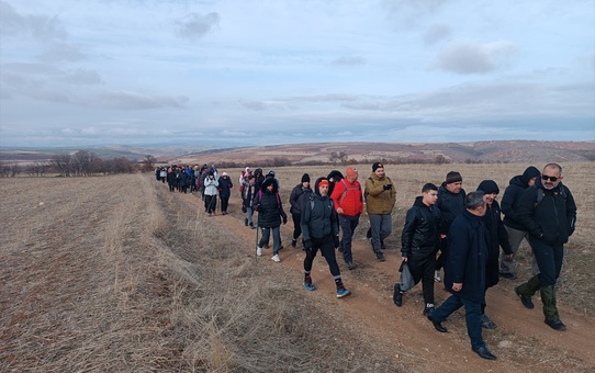 Kırıkkale Sulakyurt Belediye Başkanı doğa yürüyüşüne katıldı