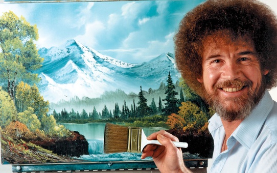Bob Ross'un ilk tablosu 'Ormanda Yürüyüş'e verilen ücreti duyanlar inanamadı