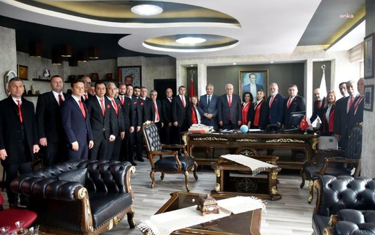 Kdz. Ereğli Belediye Başkanı Halil Posbıyık, Kaymakam Mehmet Yapıcı'yı ziyaret etti