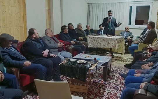 AK Parti Karabük Belediye Başkan Adayı Özkan Çetinkaya Mahalle Ziyaretlerine Devam Ediyor